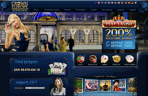 Crown Europe - Souht African Rands Casino