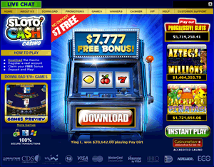 Sloto Cash Online Casino Welcome USA Players