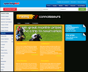 SportingBet - South African Online Horse Betting & Horse Racing